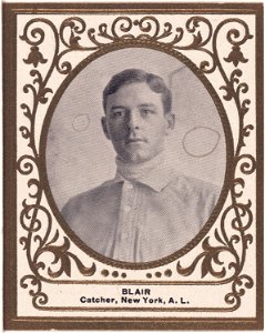 Walter Blair, New York Highlanders, baseball card portrait LCCN2007683788