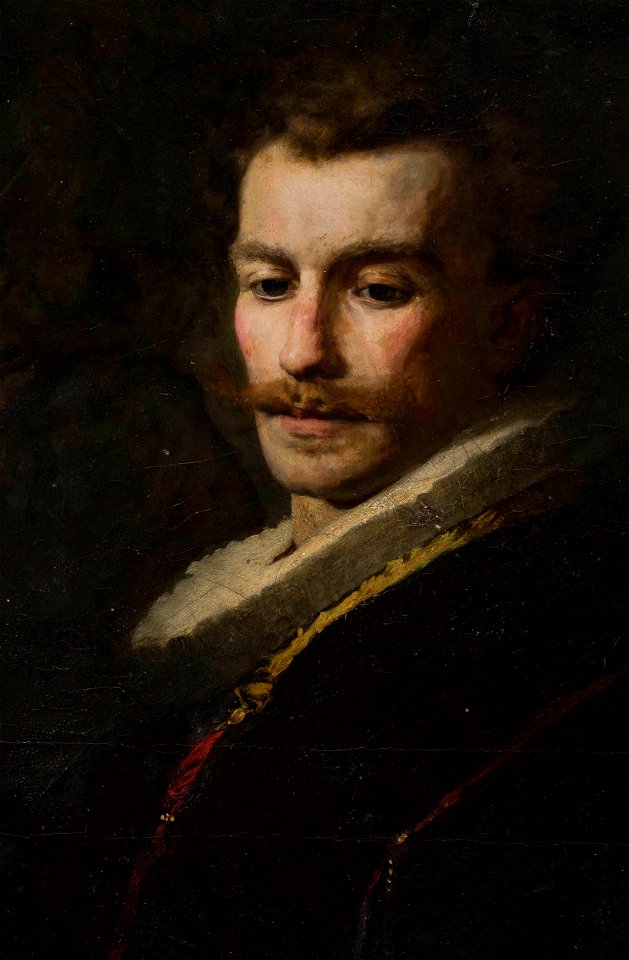 Wandalin Strzałecki - Portrait of K. Marczewski, sculptor - MP 2419 MNW - National Museum in Warsaw