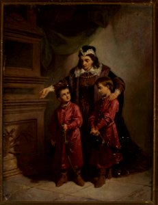 Walery Eljasz-Radzikowski - Teofila Sobieska with her sons at the grave of Żółkiewski - MP 4133 MNW - National Museum in Warsaw