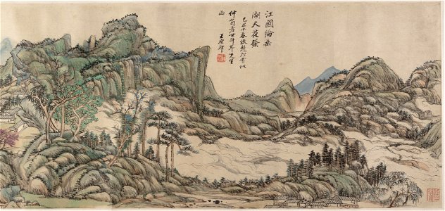Wang Yuanqi - Fishing in River Country at Blossom Time - 1989.363.157 - Metropolitan Museum of Art