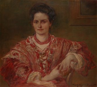 Walter Shirlaw - Portrait of Dorothea A. Dreier (1870-1923) - 1941.686 - Yale University Art Gallery