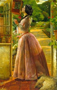 Walter Howell Deverell (1827-1854) - A Pet - N02854 - National Gallery