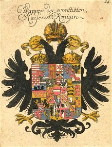 Wappen der verwittibten Kaiserin Königin Maria Theresia