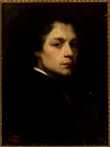 Wandalin Strzałecki - Self-portrait - MP 2428 MNW - National Museum in Warsaw