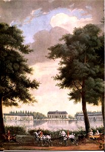 Wandgemälde von Schloss Benrath, Maler Antoine Charles Horace Vernet 1806