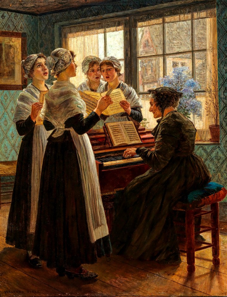 Walter Firle Die Musikstunde