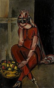 Walter Kampmann - Mädchen mit Maske - BG-M 3559-84 - Berlinische Galerie