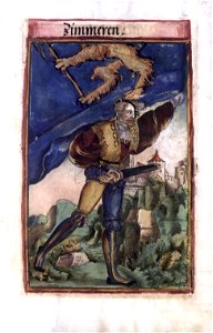 Wapen 1545 Zimmeren (Herrschaft Zimmern) Polychromie