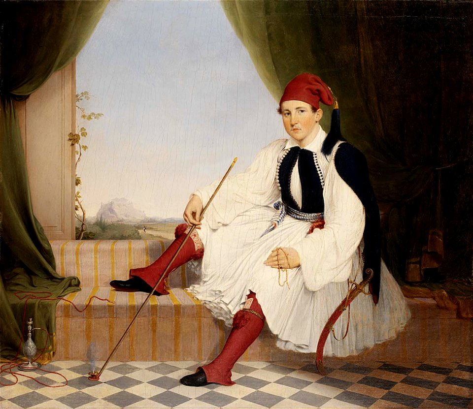 Walter Gould - Portrait of John B. Carmac, in Greek Evzone Costume - 1974.108 - Smithsonian American Art Museum