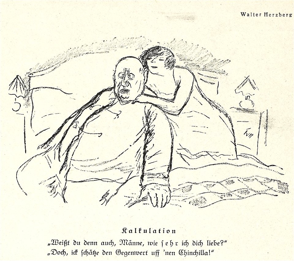 Walter Herzberg - Kalkulation, 1929