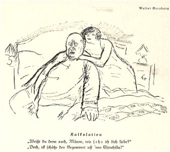 Walter Herzberg - Kalkulation, 1929
