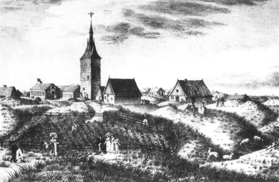 Wangerooge Inseldorf Westturm 1845