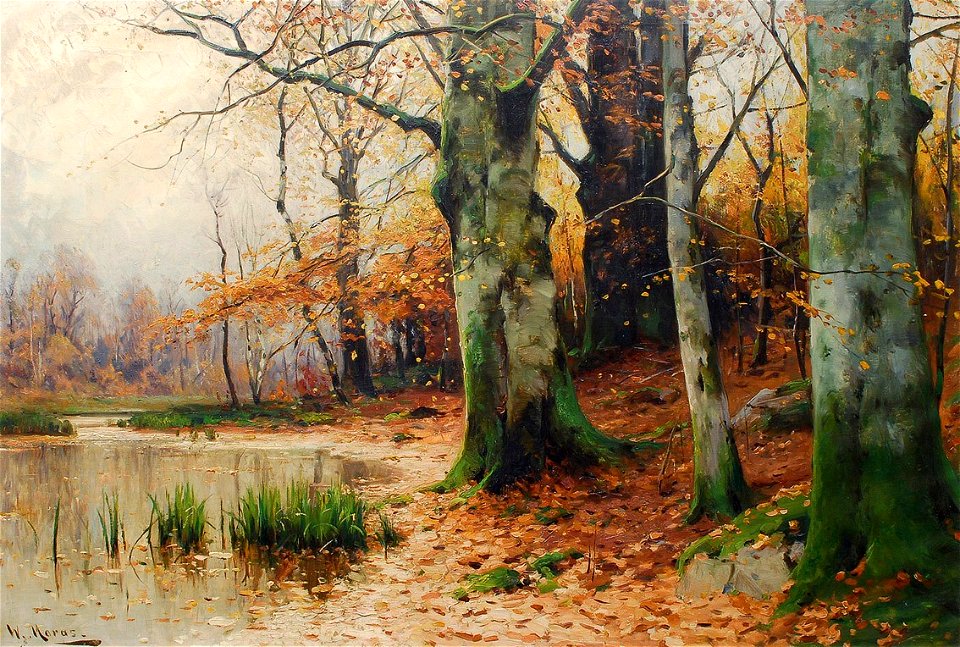 Walter Moras - Herbstwald2