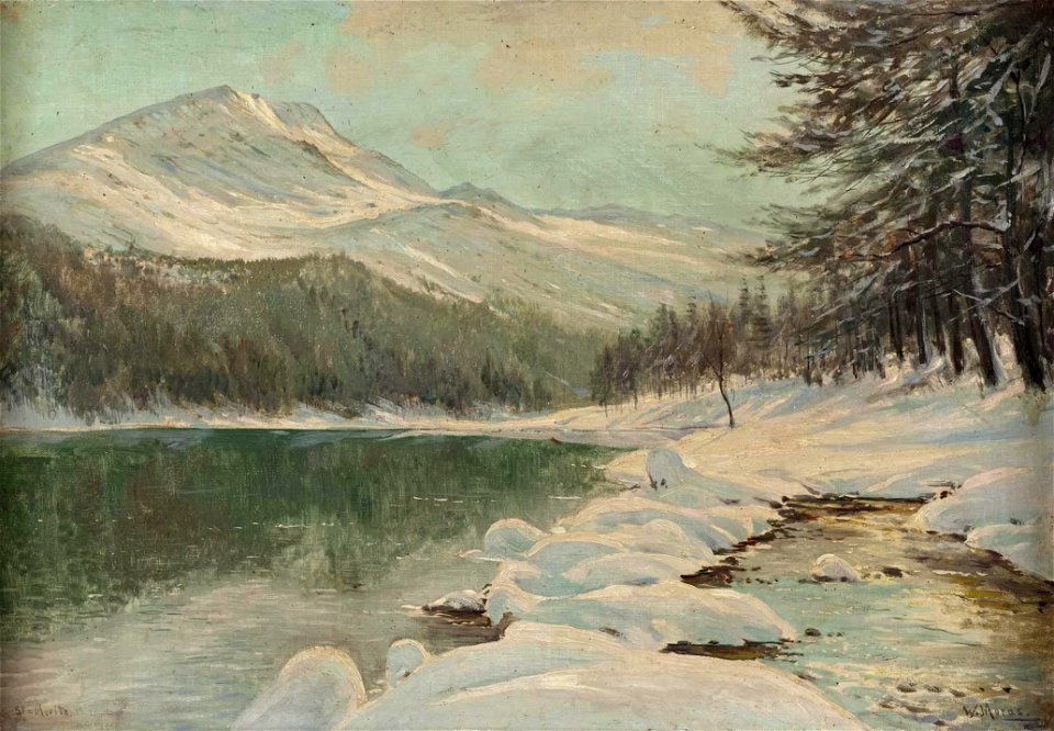Walter Moras - St. Moritz 1918