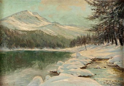 Walter Moras - St. Moritz 1918