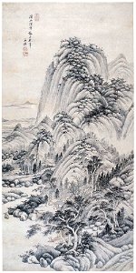 Wang Jian - Landscape in the Style of Juran - 77.91 - Detroit Institute of Arts