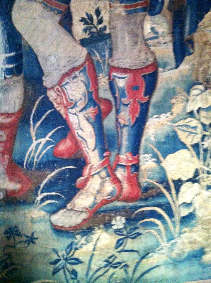 Wandteppich Rathaus Krefeld, Davids Sühneopfer, zugeschrieben Pieter Coecke van Aelst, Ausschnitt 05