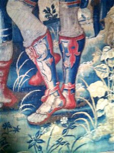 Wandteppich Rathaus Krefeld, Davids Sühneopfer, zugeschrieben Pieter Coecke van Aelst, Ausschnitt 05