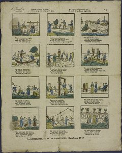 Wanneer het leeren is gedaan, Dan moogt ge eens vrolijk spelen gaan-Catchpenny print-Borms 0747