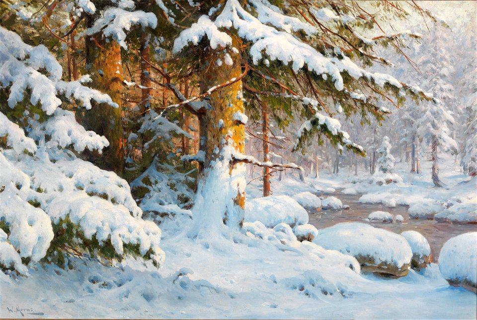 Walter Moras Winter im Wald