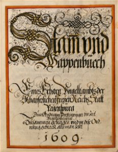 Wappenbuch Ungeldamt Regensburg 000 vs008r