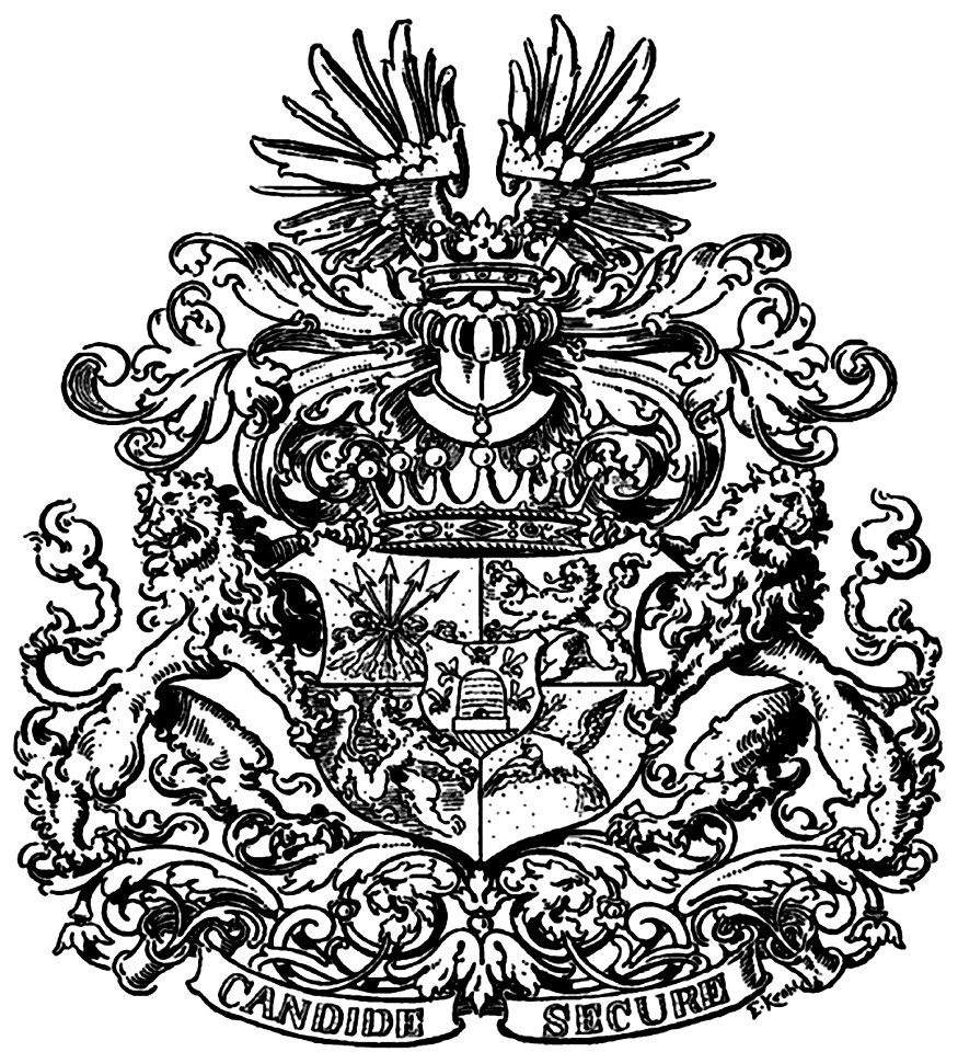 Wappen der Freiherren von Königswarter 1870