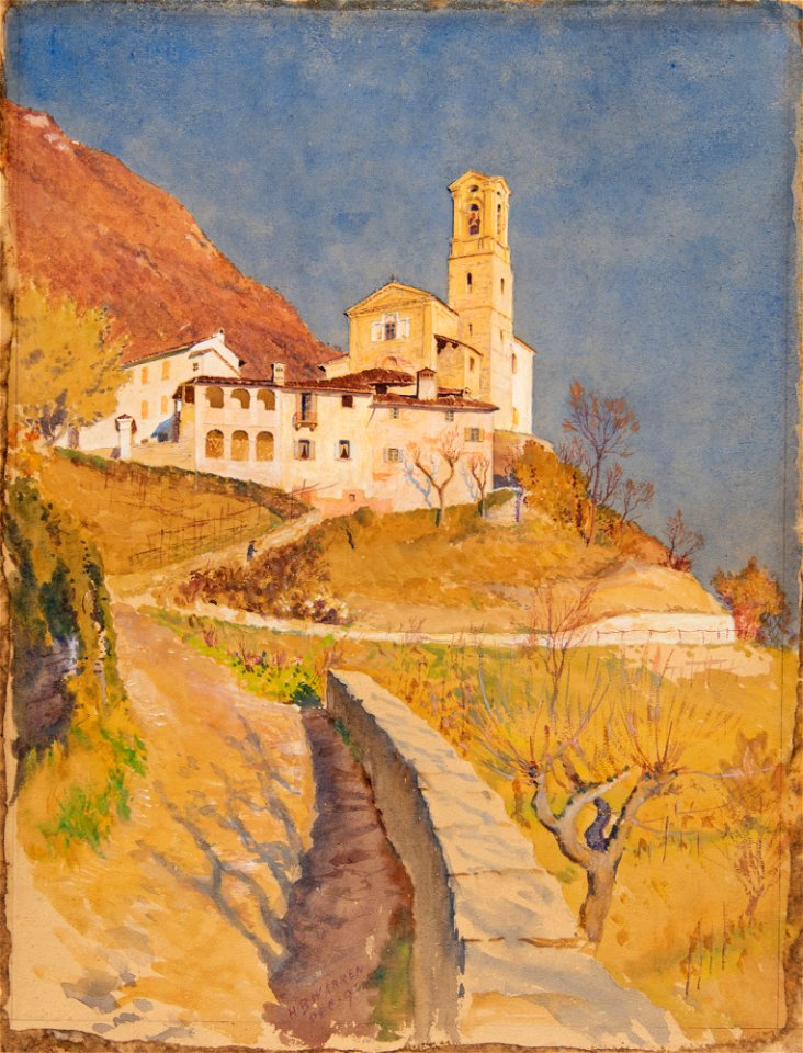 Warren Italian Landscape with Monastery 2006.411