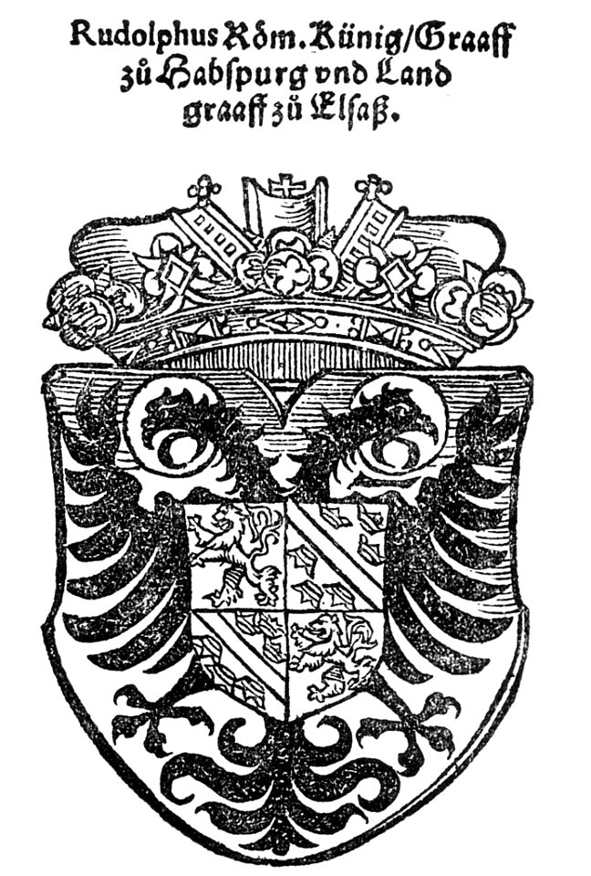 Wappen Rudolf von Habsburg
