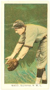 Ward, Victoria Team, baseball card portrait LCCN2007685568