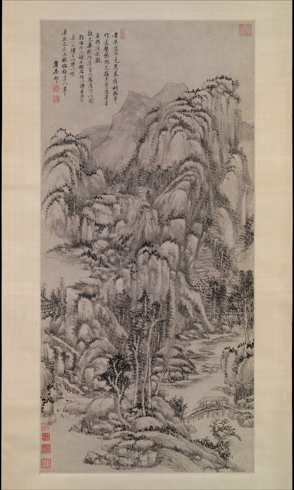 Wang Yuanqi - Landscape after Wu Zhen - 1989.363.156 - Metropolitan Museum of Art