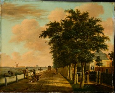 Warnaar Horstink - De Amsterdamse Vaart bij Haarlem, gezien naar de Liede - BR2860 - Rijksmuseum Twenthe