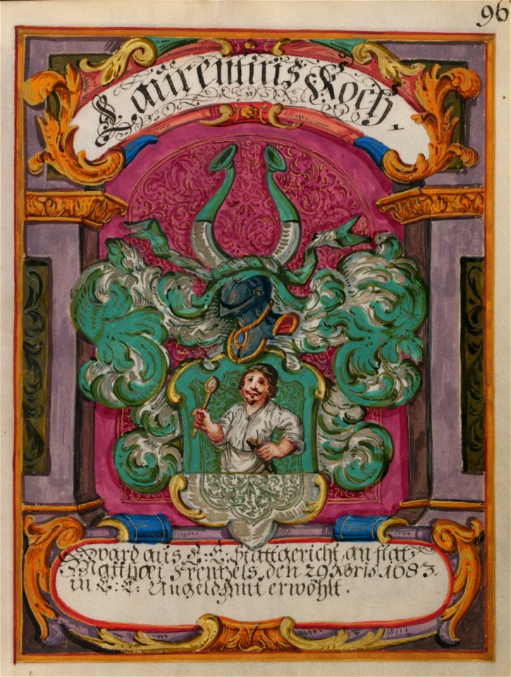 Wappenbuch Ungeldamt Regensburg 096r