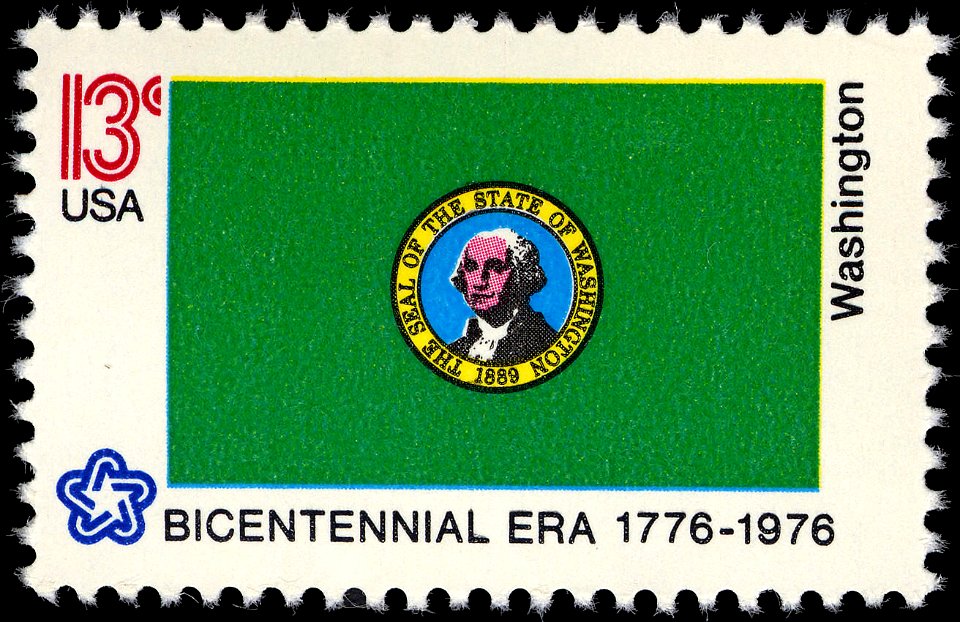 Washington Bicentennial 13c 1976 issue