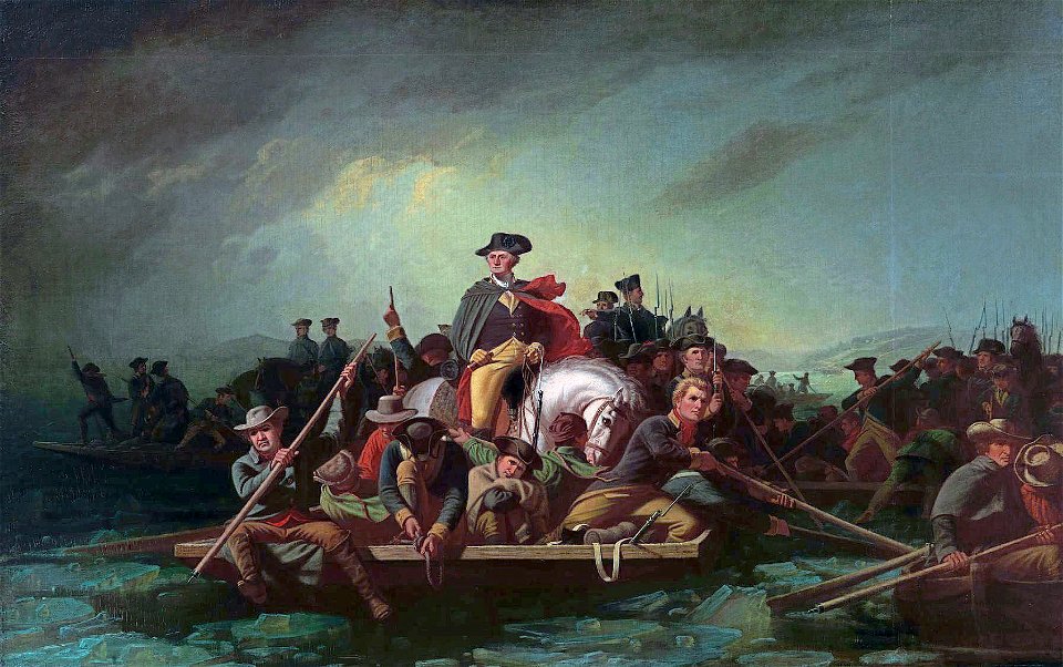 Washington Crossing the Delaware 1856-71 George Caleb BinghamFXD