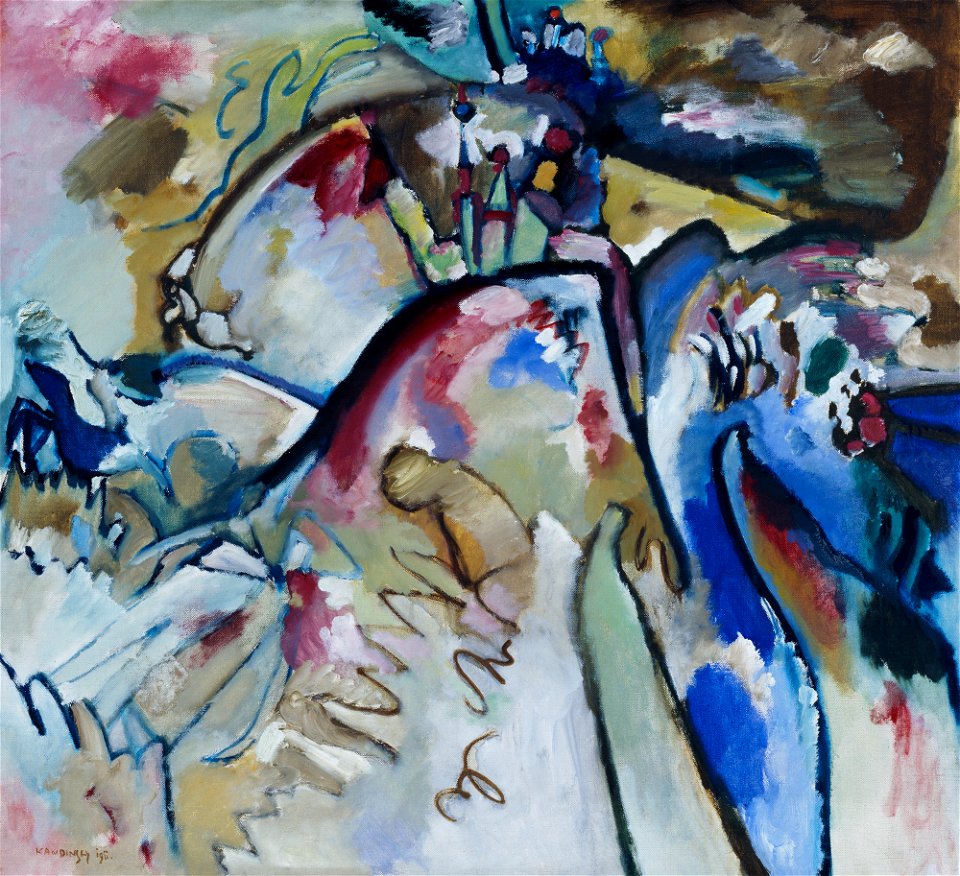 Wassily Kandinsky - Improvisation 21a - GMS 82 - Lenbachhaus