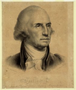 Washington. From the original portrait painted by Rembrandt Peale - Drawn on stone by Rembrandt Peale ; Litho of Pendleton, 9 Wall St. LCCN2003677109
