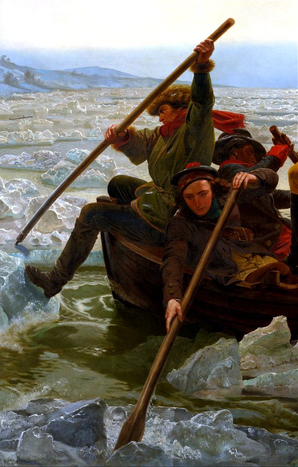 Washington Crossing the Delaware by Emanuel Leutze, MMA-NYC, 1851 (cropped) III
