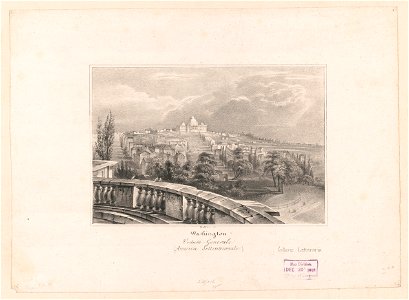 Washington veduta generale (America settentrionale) - Dolfino dis. LCCN2014648405