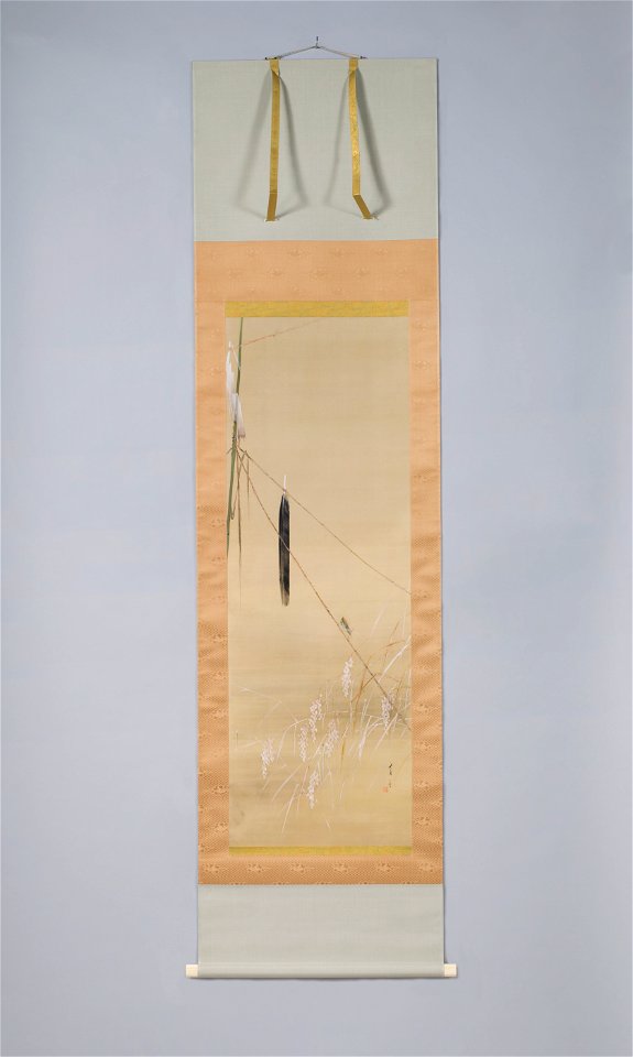 Watanabe Seitei - Rice and Grasshopper - 92-1986 - Saint Louis Art Museum