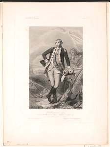 Washington (Georges), Président de la République des Etats-unis d'Amérique du Nord +1799 - Dessiné par Girardet ; tableau du temps gravé par Wolff. LCCN2012649748