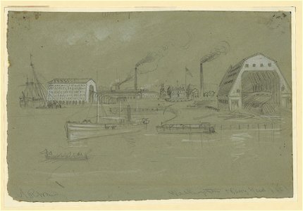 Washington Navy Yard. 1861 LCCN2004660894