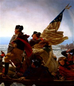 Washington Crossing the Delaware by Emanuel Leutze, MMA-NYC, 1851 (cropped)