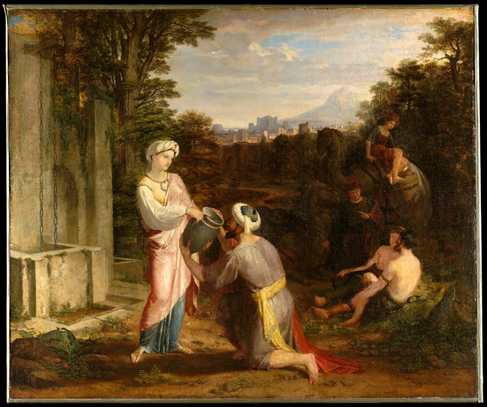 Washington Allston - Rebecca at the Well - 7.1955 - Fogg Museum