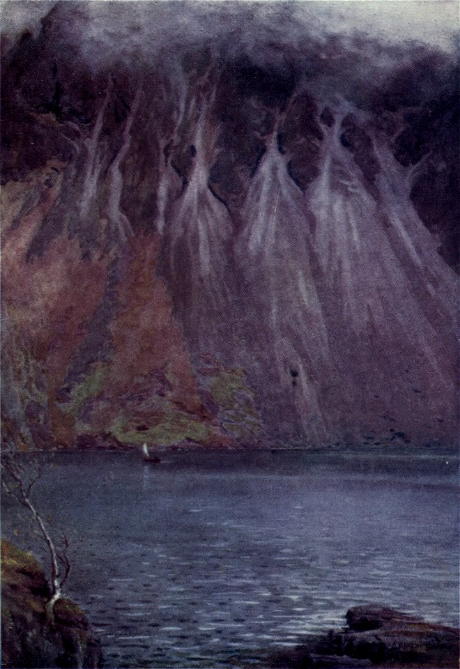 Wastwater Screes - The English Lakes - A. Heaton Cooper