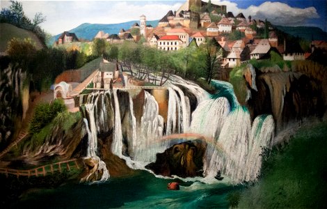 Waterfall of Jajce 1903