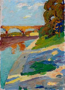 Wassily Kandinsky - München – Die Isar - GMS 7 - Lenbachhaus