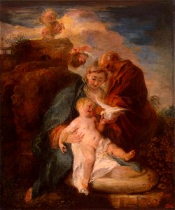 Antoine Watteau, La Sainte Famille (1719)