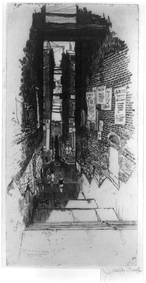 Water Street stairs (looking down) LCCN2003676539