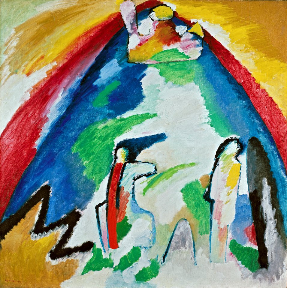 Wassily Kandinsky - Berg - GMS 54 - Lenbachhaus