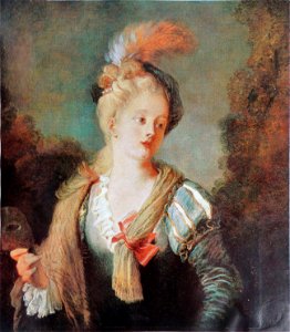 Watteau - La Comédienne, Switzerland. Free illustration for personal and commercial use.